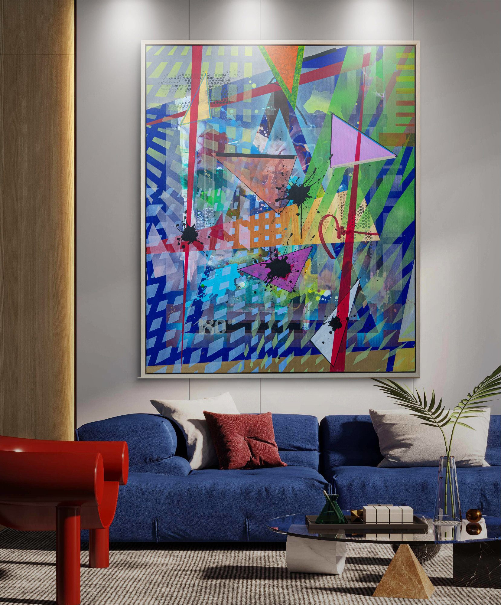 180° — abstract artwork by Sasa Delic