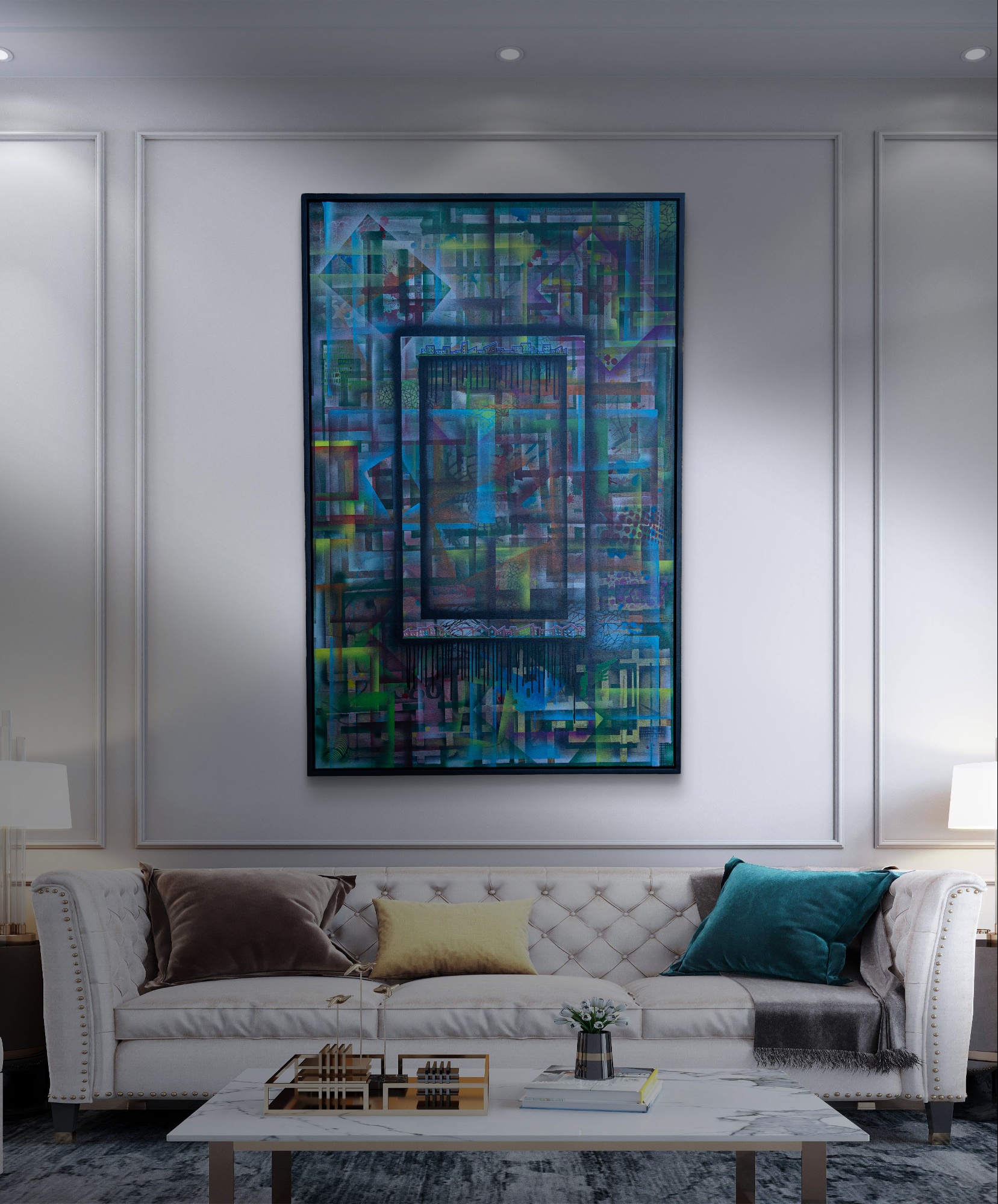 360° — abstract artwork by Sasa Delic